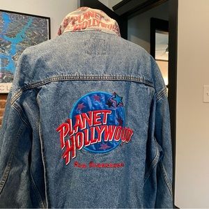 Vintage Planet Hollywood San Francisco jean denim jacket